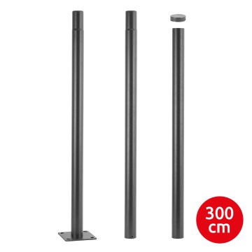 Brilagi - Metalni stub za spoljnu rasvetu URBAN 3 m stub antracit