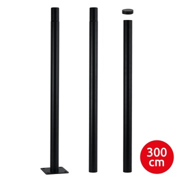 Brilagi - Metalni stub za spoljnu rasvetu URBAN 3 m stub crno