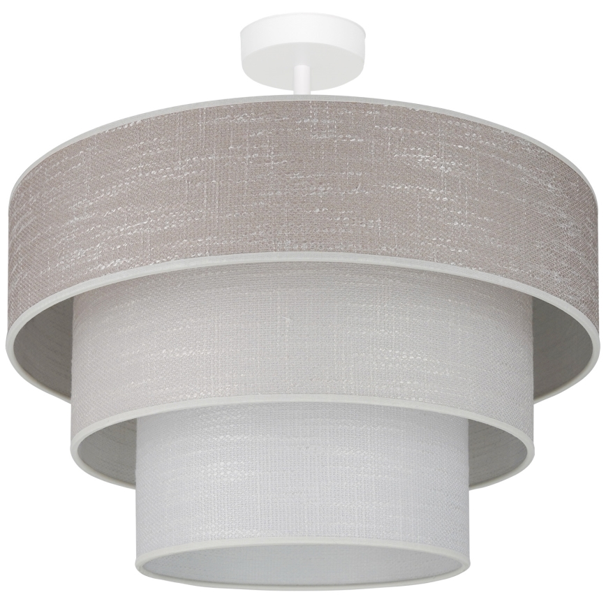 Brilagi - Nadgradni luster ALASKA LUNETA 1xE27/15W/230V pr. 45 cm sivo/kremasta
