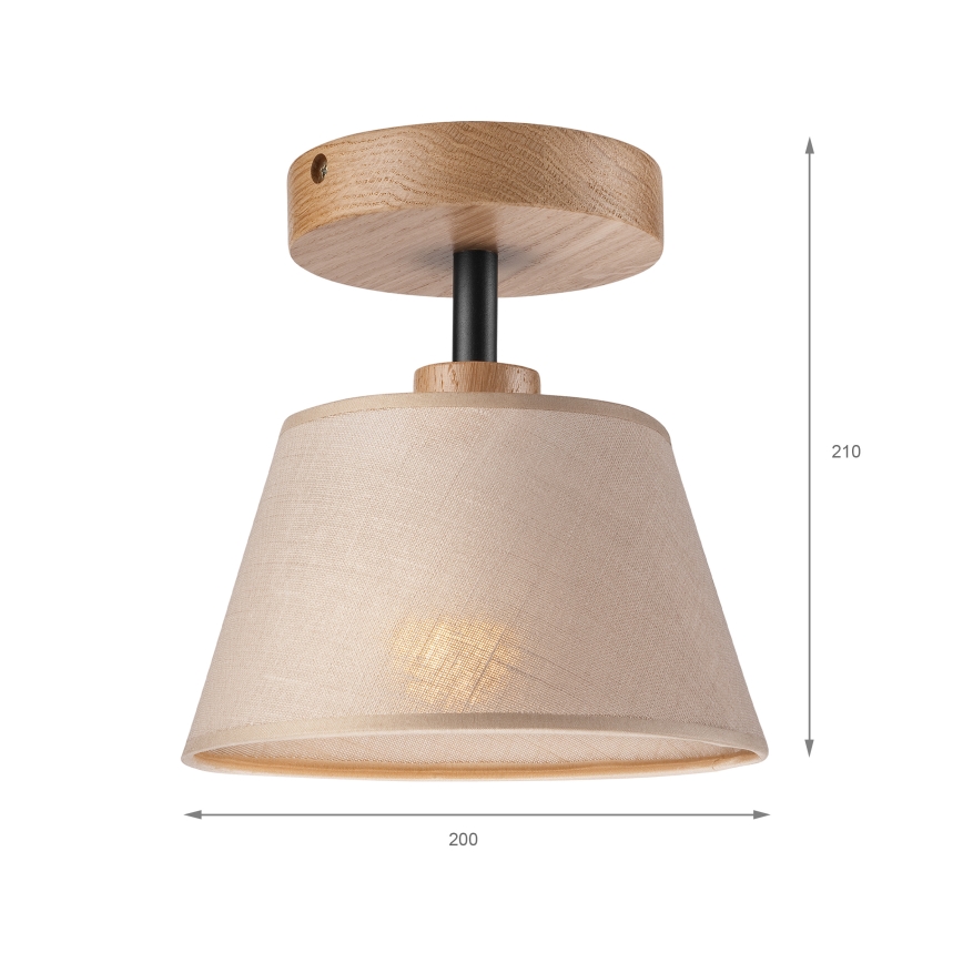 Brilagi - Nadgradni luster ANTHONY 1xE14/60W/230V hrast/bež