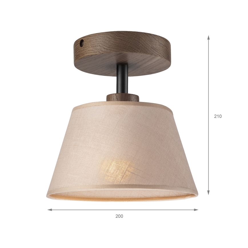 Brilagi - Nadgradni luster ANTHONY 1xE14/60W/230V hrast/bež