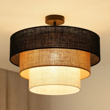 Brilagi - Nadgradni luster ASPEN LUNETA 1xE27/15W/230V pr. 45 cm crno/bež/kremasta