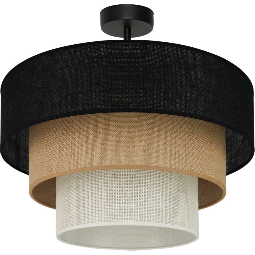 Brilagi - Nadgradni luster ASPEN LUNETA 1xE27/15W/230V pr. 45 cm crno/bež/kremasta