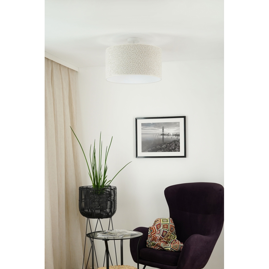 Brilagi - Nadgradni luster BOUCLE ROLLER 1xE27/15W/230V pr. 45 cm kremasta