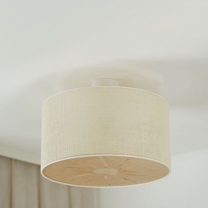 Brilagi - Nadgradni luster COUNTRY ROLLER 1xE27/15W/230V pr. 50 cm kremasta