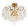 Brilagi - Nadgradni luster CRYSTAL 6xE14/60W/230V bronzana