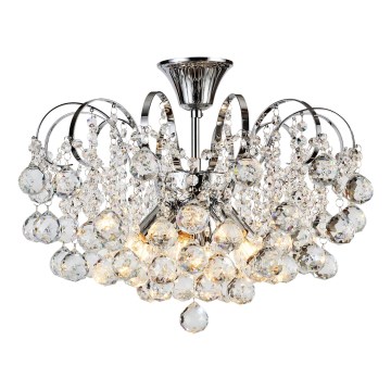 Brilagi - Nadgradni luster CRYSTAL 6xE14/60W/230V sjajni krom