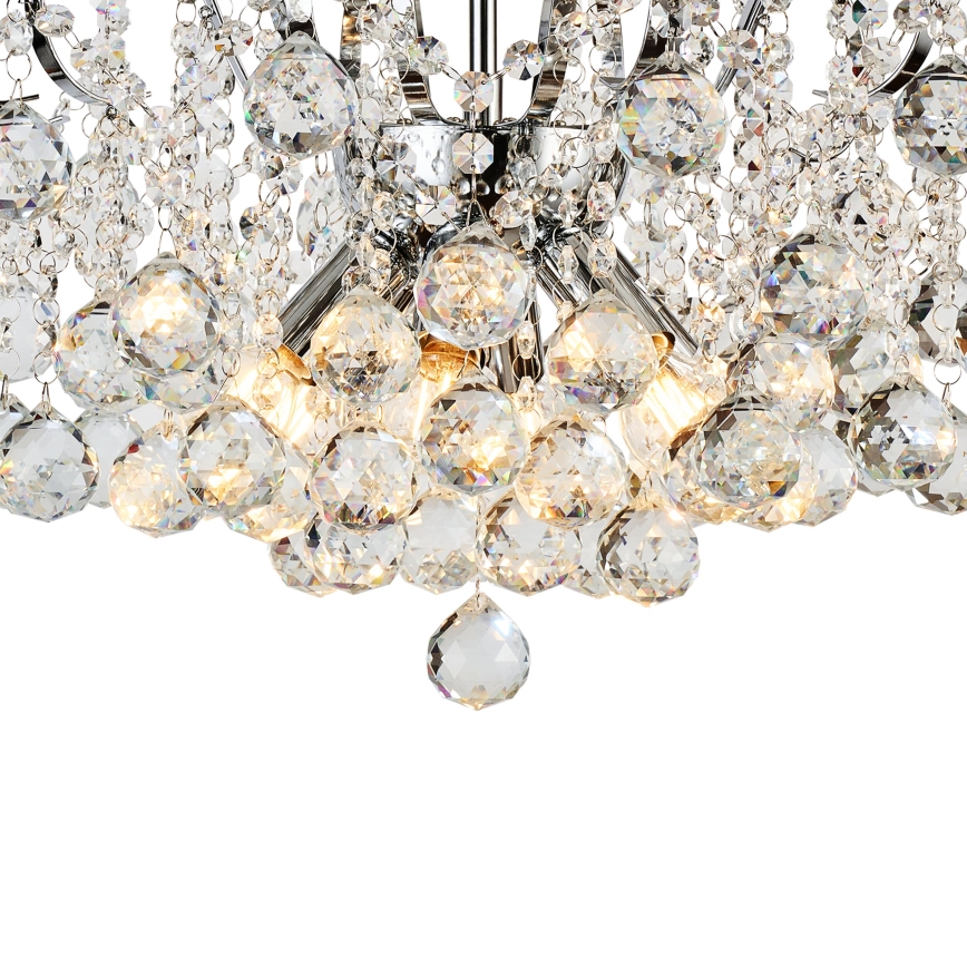 Brilagi - Nadgradni luster CRYSTAL 6xE14/60W/230V sjajni krom