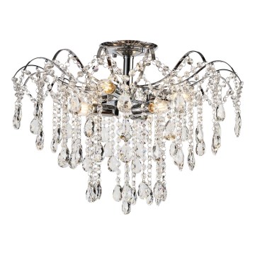 Brilagi - Nadgradni luster CRYSTAL 6xE14/60W/230V sjajni krom