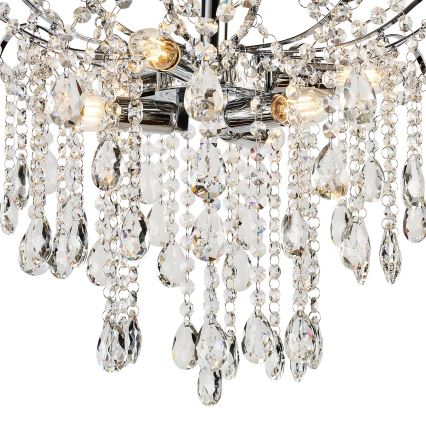 Brilagi - Nadgradni luster CRYSTAL 6xE14/60W/230V sjajni krom