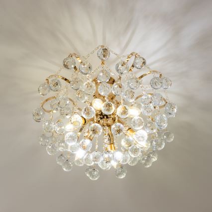 Brilagi - Nadgradni luster CRYSTAL 6xE14/60W/230V zlatna