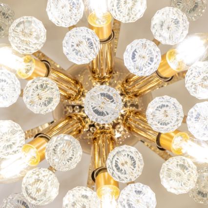 Brilagi - Nadgradni luster CRYSTAL 6xE14/60W/230V zlatna