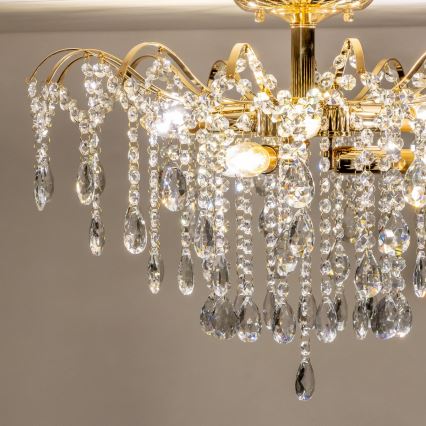 Brilagi - Nadgradni luster CRYSTAL 6xE14/60W/230V zlatna