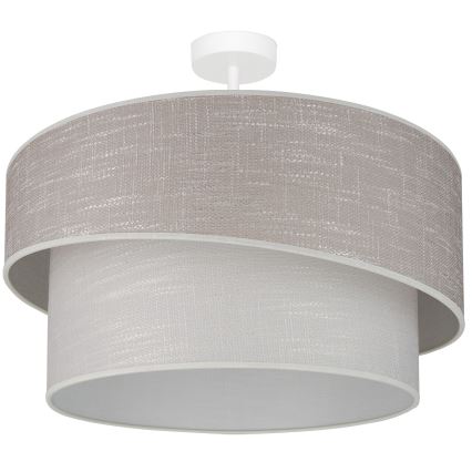 Brilagi - Nadgradni luster DOVER SHINE 1xE27/15W/230V pr. 50 cm sivo/kremasta
