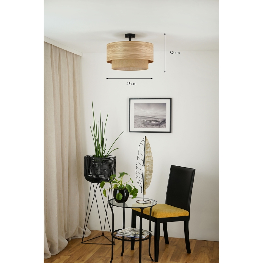 Brilagi - Nadgradni luster MONTANA BOHO 1xE27/15W/230V pr. 45 cm braon
