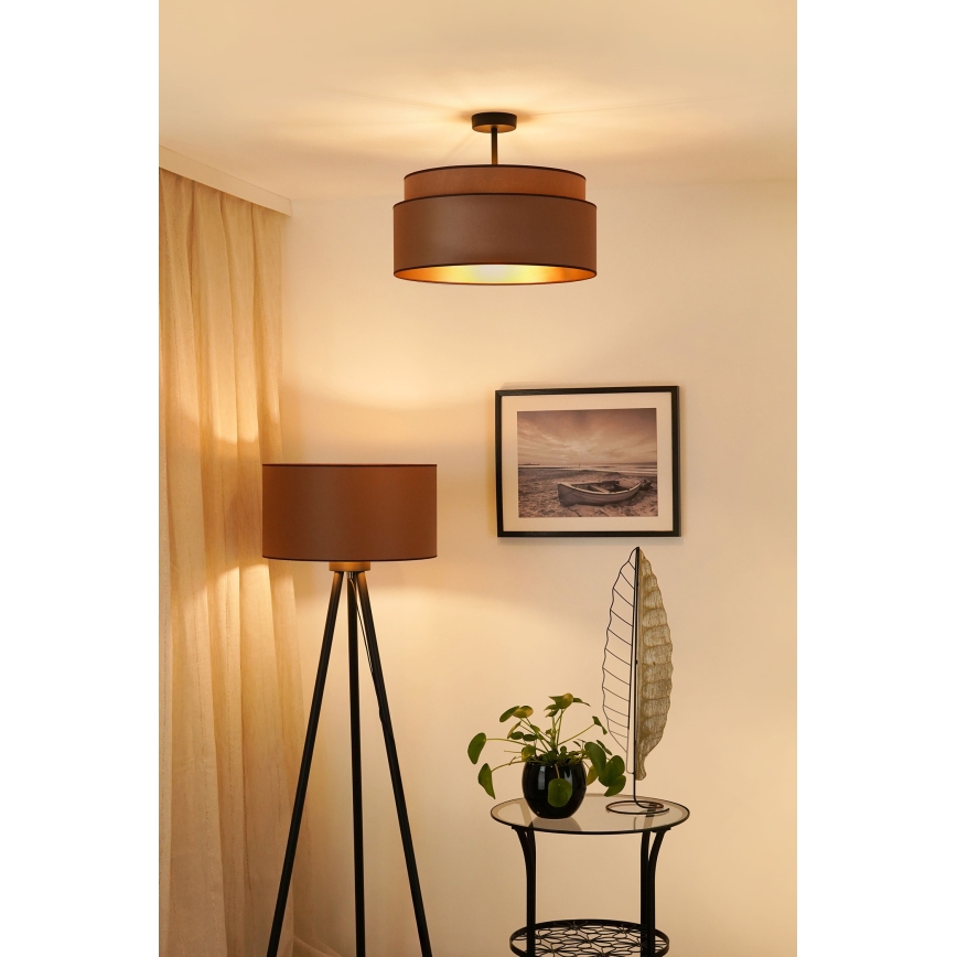 Brilagi - Nadgradni luster OREGON VEGE 1xE27/15W/230V pr. 45 cm braon