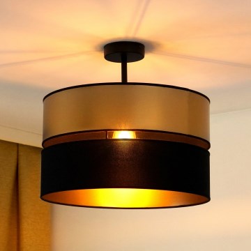 Brilagi - Nadgradni luster ROYAL 1xE27/15W/230V pr. 40 cm crno/zlatna