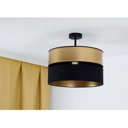 Brilagi - Nadgradni luster ROYAL 1xE27/15W/230V pr. 40 cm crno/zlatna