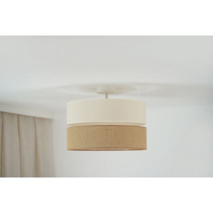 Brilagi - Nadgradni luster ROYAL YUTE 1xE27/15W/230V pr. 40 cm bež/kremasta