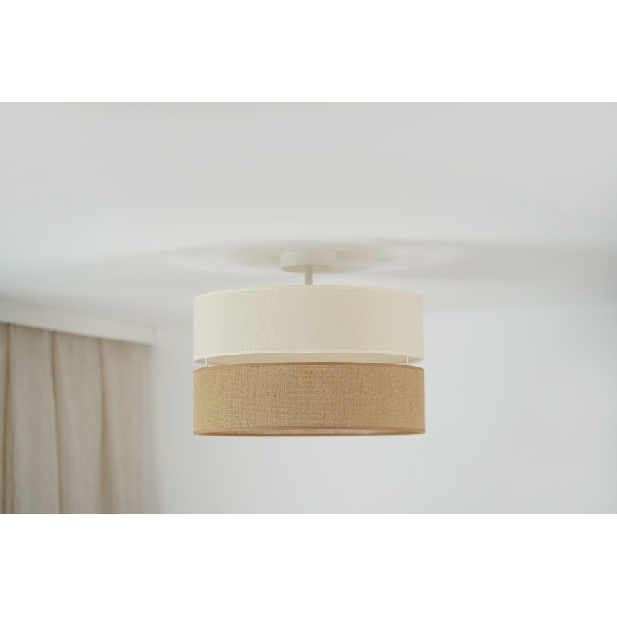 Brilagi - Nadgradni luster ROYAL YUTE 1xE27/15W/230V pr. 40 cm bež/kremasta