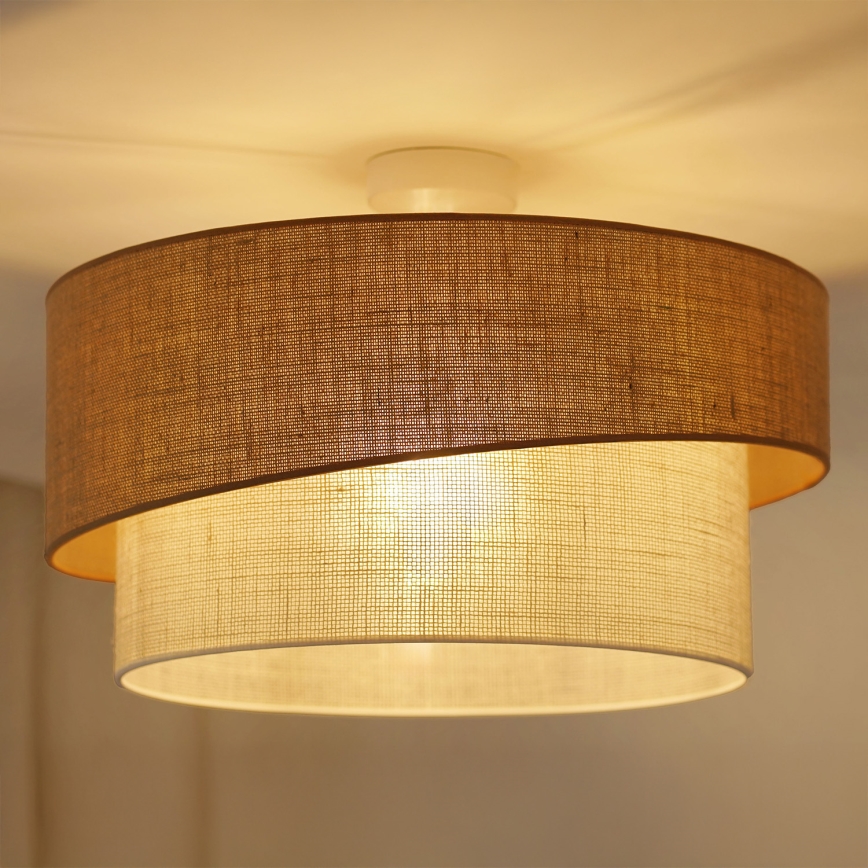 Brilagi - Nadgradni luster SHINE 1xE27/15W/230V pr. 50 cm bež/kremasta