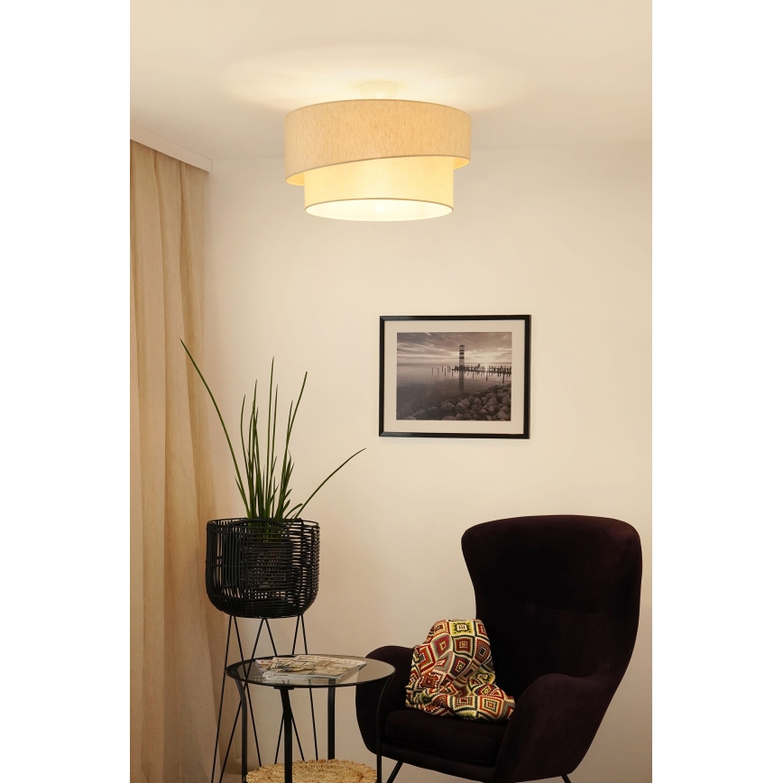 Brilagi - Nadgradni luster SHINE 1xE27/15W/230V pr. 50 cm kremasta