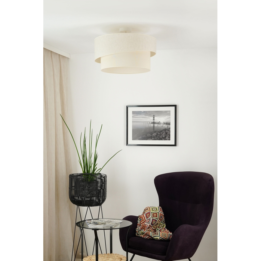 Brilagi - Nadgradni luster SHINE 1xE27/15W/230V pr. 50 cm kremasta