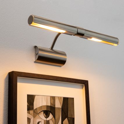 Brilagi - Osvetljenje za slike DANAE 2xE14/40W/230V mat krom