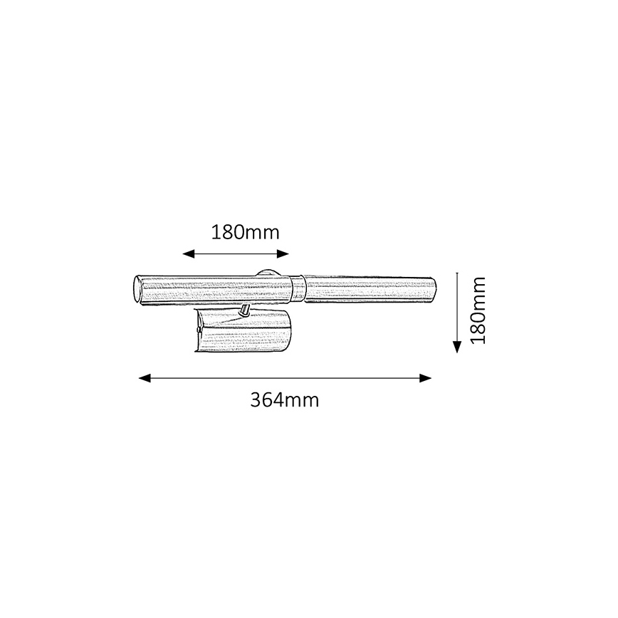Brilagi - Osvetljenje za slike DANAE 2xE14/40W/230V mat krom