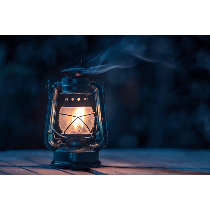 Brilagi - Petrolejska lampa LANTERN 19 cm tamno plava
