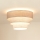 Brilagi - Plafonjera ALASKA LUNETA 1xE27/15W/230V pr. 45 cm sivo/kremasta