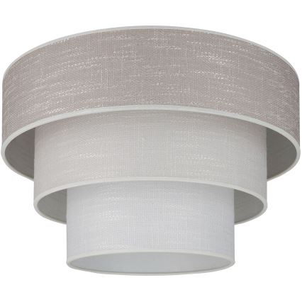 Brilagi - Plafonjera ALASKA LUNETA 1xE27/15W/230V pr. 45 cm sivo/kremasta