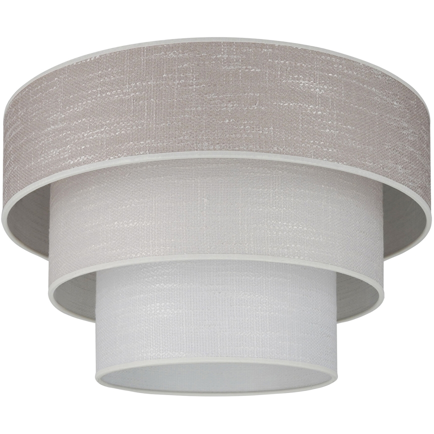 Brilagi - Plafonjera ALASKA LUNETA 1xE27/15W/230V pr. 45 cm sivo/kremasta