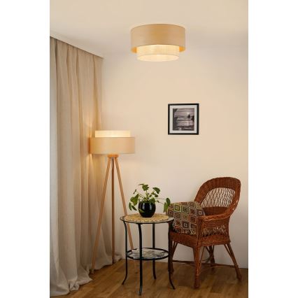 Brilagi - Plafonjera ARIZONA BOHO 1xE27/15W/230V pr. 45 cm bež
