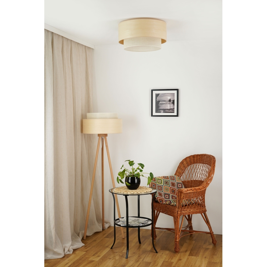 Brilagi - Plafonjera ARIZONA BOHO 1xE27/15W/230V pr. 45 cm bež