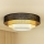 Brilagi - Plafonjera ASPEN LUNETA LED/12W/230V pr. 60 cm crno/bež/kremasta