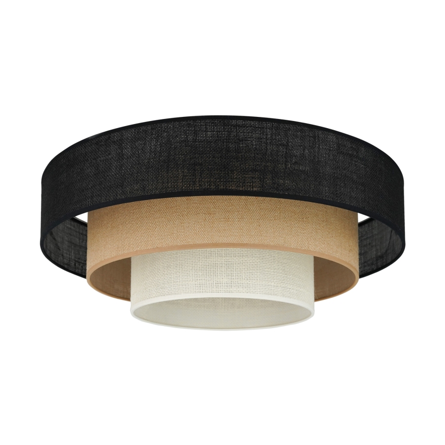 Brilagi - Plafonjera ASPEN LUNETA LED/12W/230V pr. 60 cm crno/bež/kremasta