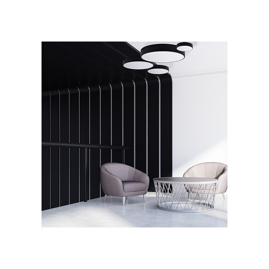 Brilagi - Plafonjera CLARE 3xE27/24W/230V pr. 40 cm crno