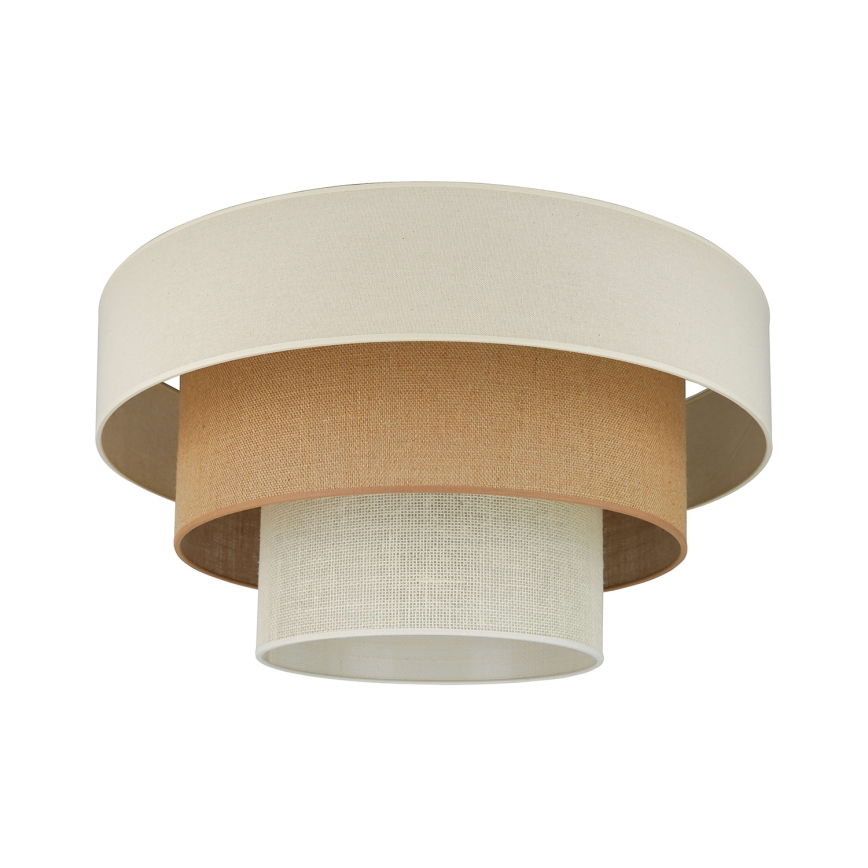 Brilagi - Plafonjera DENVER LUNETA 1xE27/15W/230V pr. 45 cm bež/braon/kremasta
