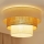Brilagi - Plafonjera DENVER LUNETA 1xE27/15W/230V pr. 45 cm bež/braon/kremasta
