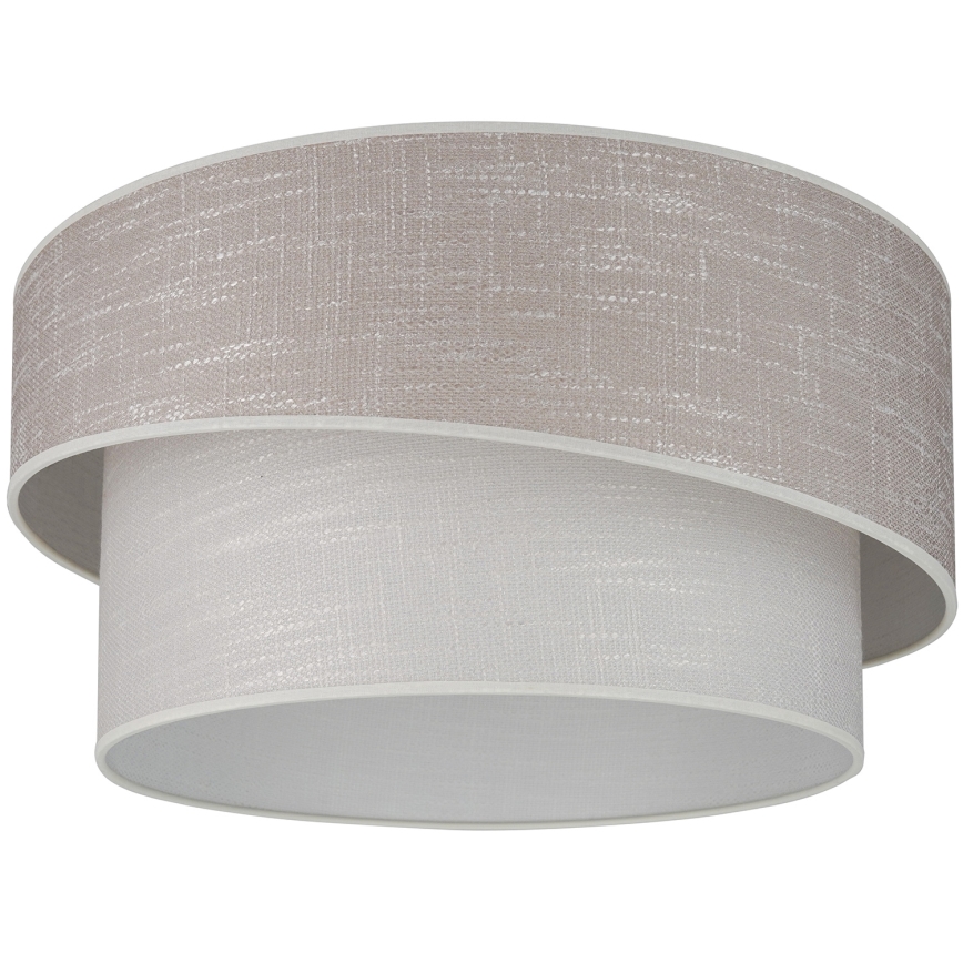 Brilagi - Plafonjera DOVER SHINE 1xE27/15W/230V pr. 50 cm sivo/kremasta