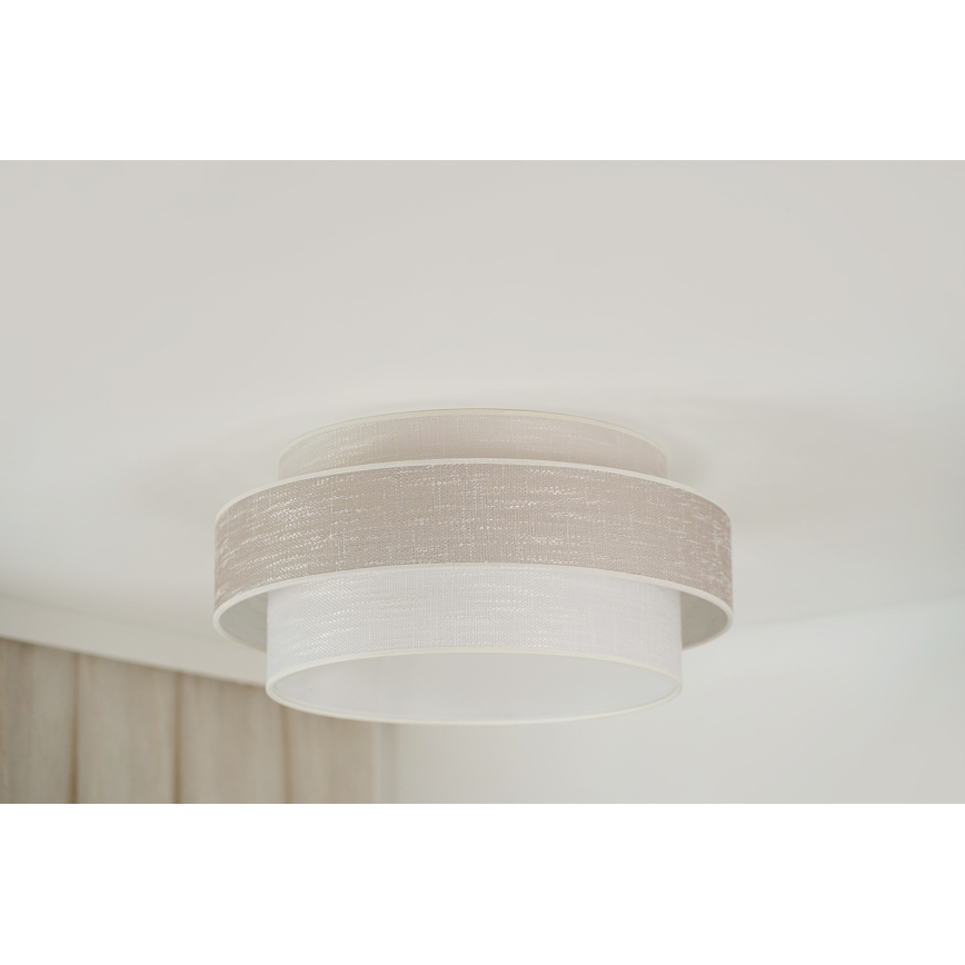 Brilagi - Plafonjera DOVER SPACE LED/12W/230V pr. 50 cm 3000K/4000K/6400K sivo/kremasta