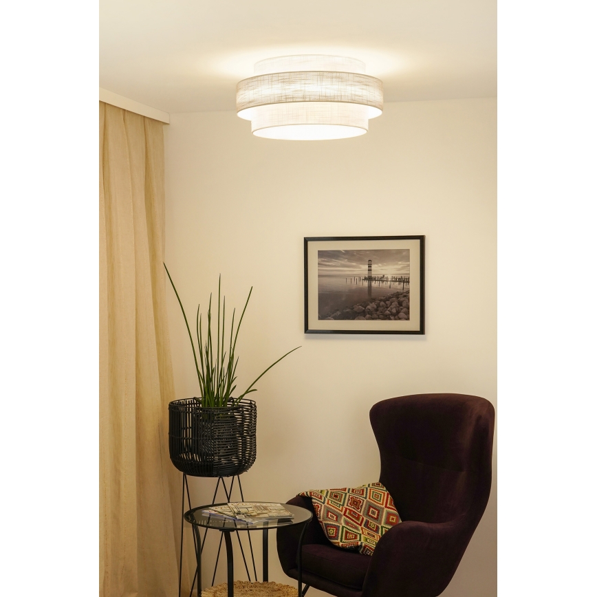 Brilagi - Plafonjera DOVER SPACE LED/12W/230V pr. 50 cm 3000K/4000K/6400K sivo/kremasta