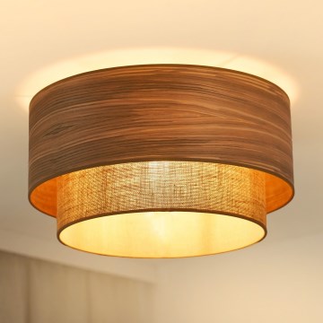 Brilagi - Plafonjera MONTANA BOHO 1xE27/15W/230V pr. 45 cm braon