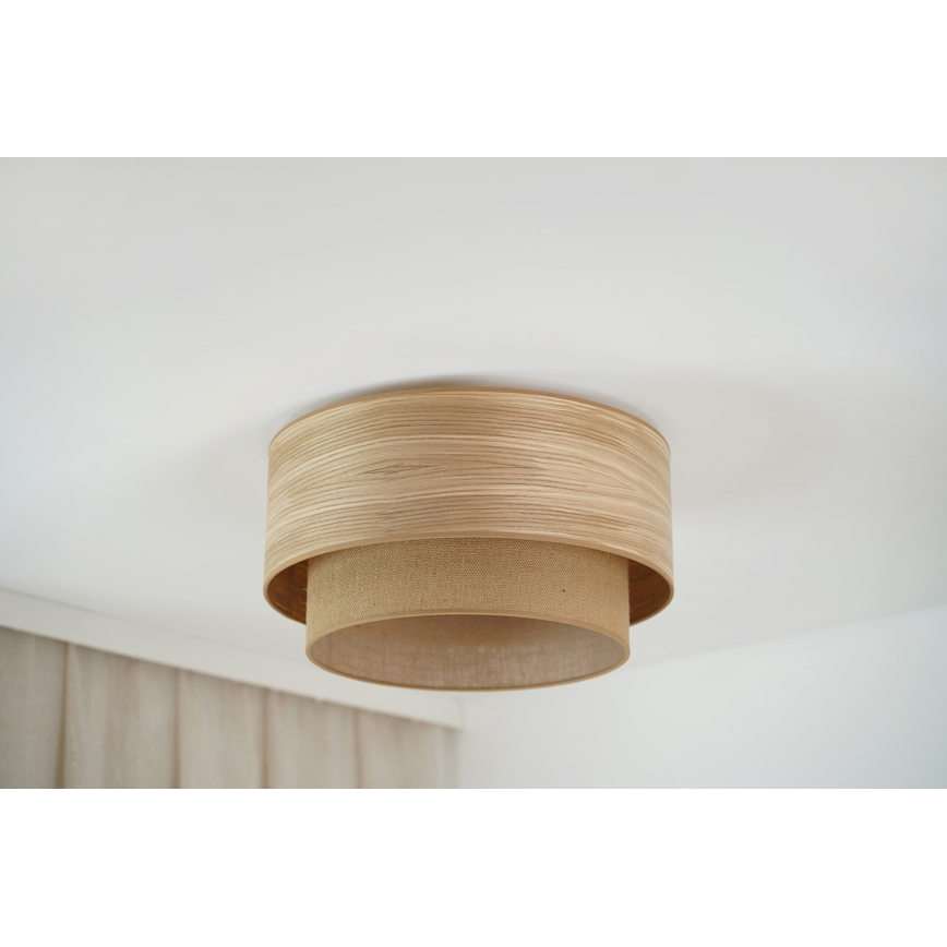 Brilagi - Plafonjera MONTANA BOHO 1xE27/15W/230V pr. 45 cm braon
