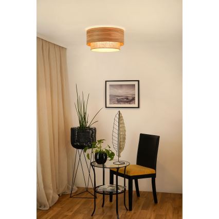 Brilagi - Plafonjera MONTANA BOHO 1xE27/15W/230V pr. 45 cm braon