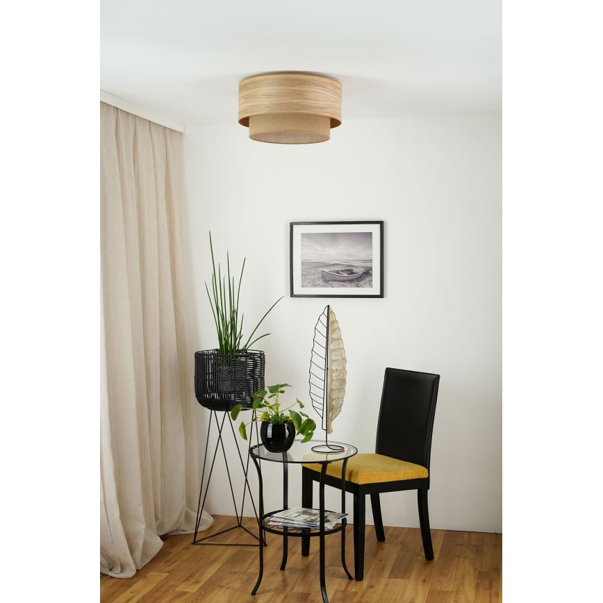 Brilagi - Plafonjera MONTANA BOHO 1xE27/15W/230V pr. 45 cm braon
