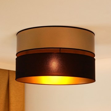Brilagi - Plafonjera ROYAL 1xE27/15W/230V pr. 40 cm crno/zlatna