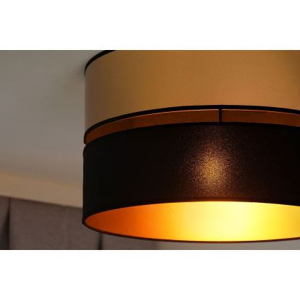 Brilagi - Plafonjera ROYAL 1xE27/15W/230V pr. 40 cm crno/zlatna