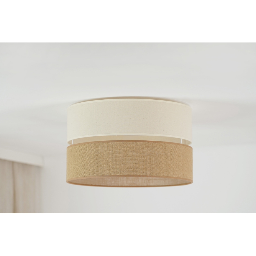 Brilagi - Plafonjera ROYAL YUTE 1xE27/15W/230V pr. 40 cm bež/kremasta